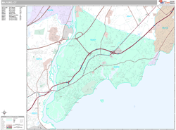 Milford Wall Map