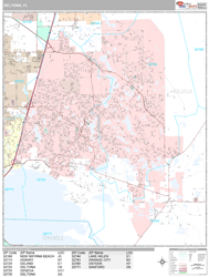 Deltona Wall Map