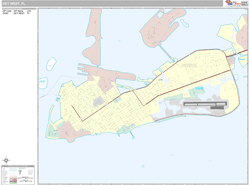 Key West Wall Map