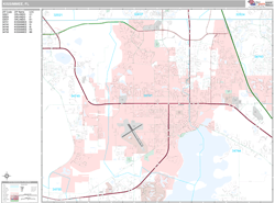 Kissimmee Wall Map