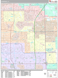 Lauderhill Wall Map