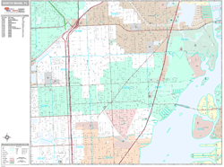 North Miami Wall Map