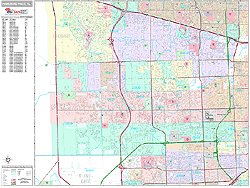 Pembroke Pines Wall Map