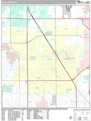 Pinellas Park Wall Map