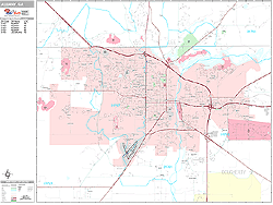 Albany Wall Map