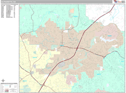 Alpharetta Wall Map