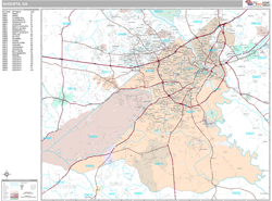 Augusta Wall Map