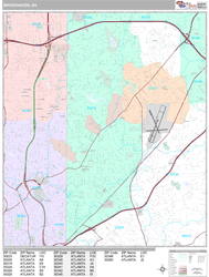 Brookhaven Wall Map