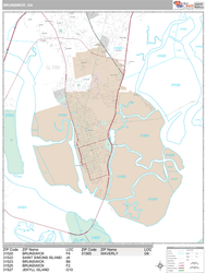 Brunswick Wall Map