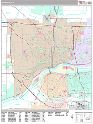 Davenport Wall Map