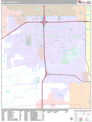 West Des Moines Wall Map