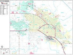 Boise Wall Map