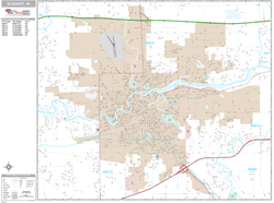 Elkhart Wall Map