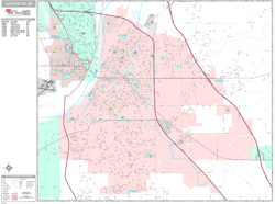 Lafayette Wall Map