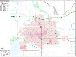 Lawrence Wall Map