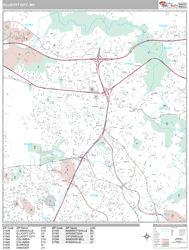 Ellicott City Wall Map