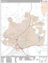 Frederick Wall Map