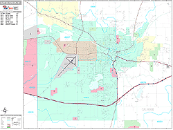 Battle Creek Wall Map