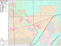 Dearborn Wall Map