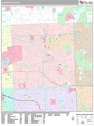 Rochester Hills Wall Map