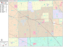 Southfield Wall Map