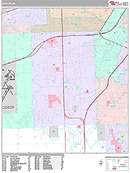 Taylor Wall Map