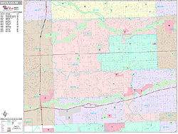 Westland Wall Map