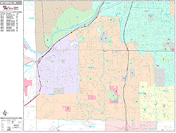 Wyoming Wall Map