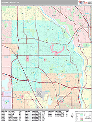 Brooklyn Park Wall Map