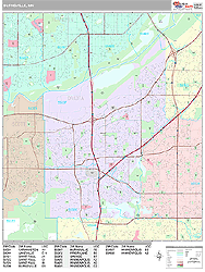 Burnsville Wall Map