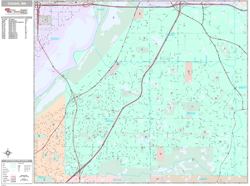 Eagan Wall Map