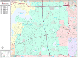 Minnetonka Wall Map