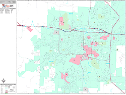 Columbia Wall Map