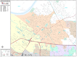 Florissant Wall Map