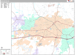 Burlington Wall Map