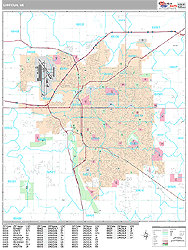 Lincoln Wall Map