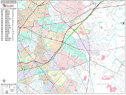 Cherry Hill Wall Map