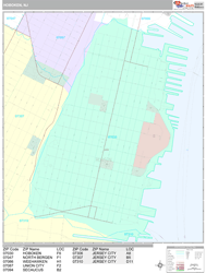 Hoboken Wall Map