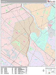 Passaic Wall Map