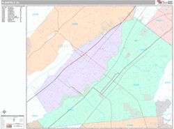 Plainfield Wall Map