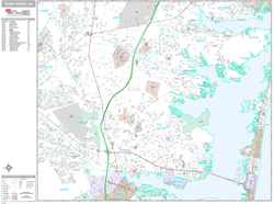 Toms River Wall Map