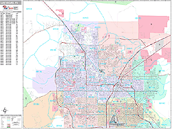 Las Vegas Wall Map