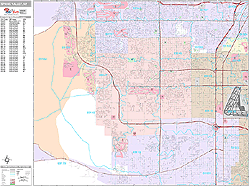 Spring Valley Wall Map