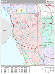 Buffalo Wall Map