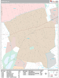 Hempstead Wall Map