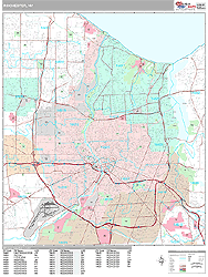 Rochester Wall Map