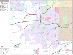 Elyria Wall Map