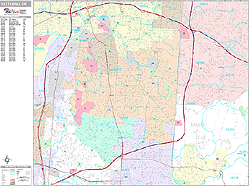 Kettering Wall Map