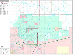 Edmond Wall Map