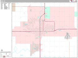 Enid Wall Map